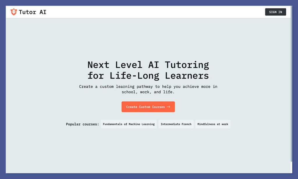 tutorai me homepage
