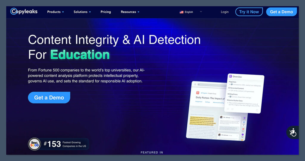 Copyleaks Homepage