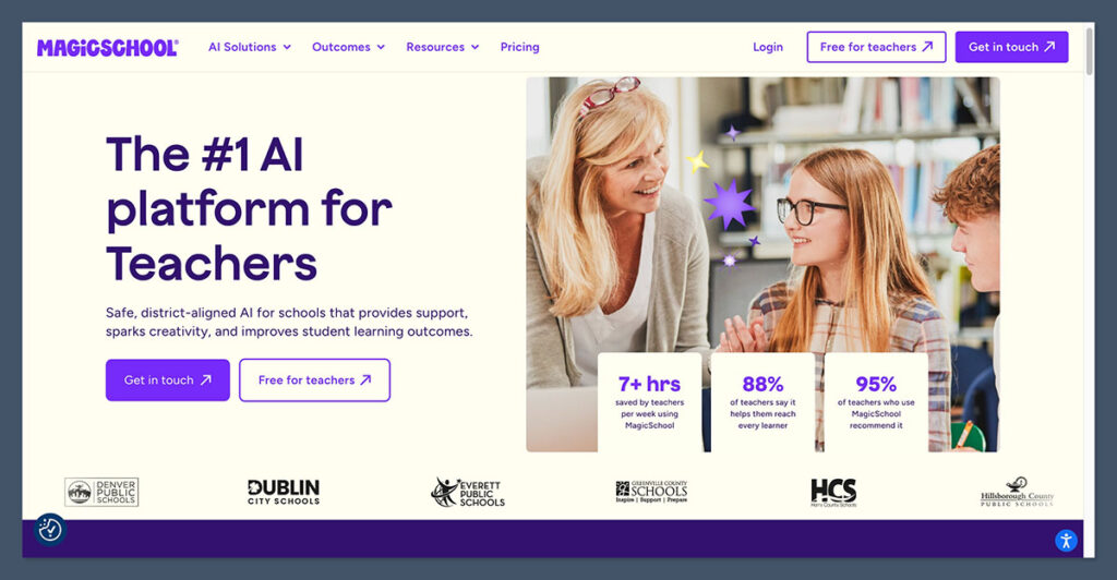MagicSchool Homepage