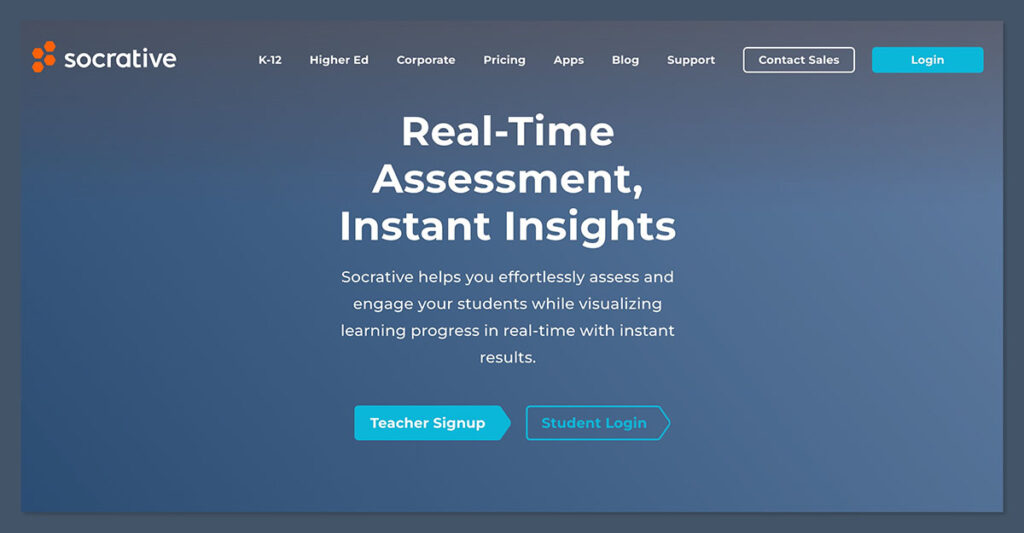 Socrative Homepage